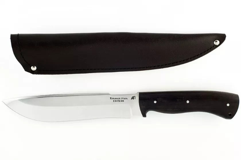 Нож Бизон-1 сталь 110х18  цельнометаллический
