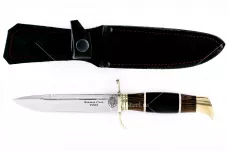 Нож финка НКВД-2 кованая сталь 95х18 венге и граб
