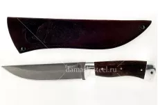 Нож Волк-1 сталь литой булат венге целмет