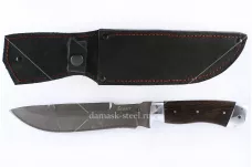 Нож Бизон-4 сталь литой булат венге целмет (взрезка)