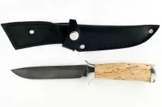 Нож НКВД-3 сталь литой булат карельская берёза