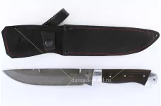 Нож Скорпион-12 сталь литой булат венге целмет (взрезка)