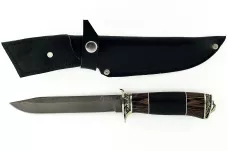 Нож НР-40-2 сталь литой булат венге и граб