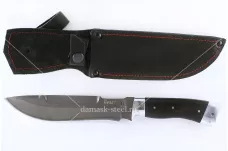 Нож Бизон-11 сталь литой булат граб целмет (взрезка)
