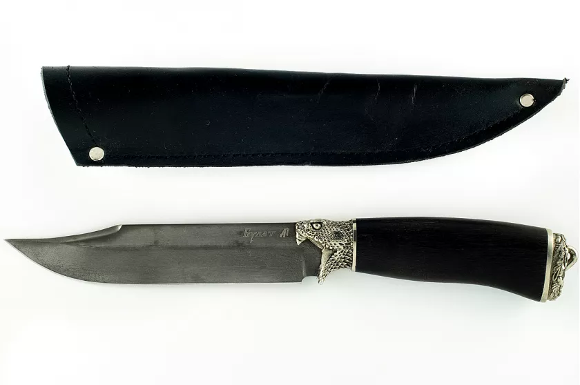 Нож Пират-3 сталь литой булат граб