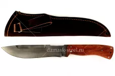 Нож Бизон-16 сталь литой булат бубинга целмет (взрезка)