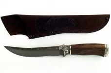Нож Акула-7 сталь литой булат венге и граб