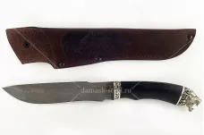 Нож Бизон-21 сталь литой булат граб