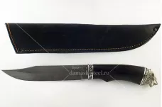 Нож Пират-4 сталь литой булат граб