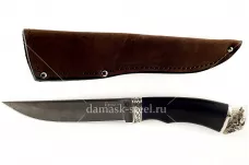 Нож Волк-15 сталь литой булат граб
