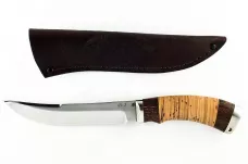 Нож Акула немецкая сталь D-2 венге и береста