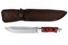 Нож Бизон-5 сталь D-2 G10 красный целмет