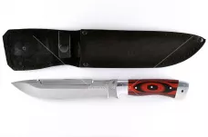 Нож Бизон-6 сталь D-2 G10 красный целмет (взрезка)