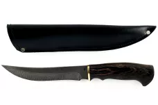 Нож Акула-9 сталь дамаск венге