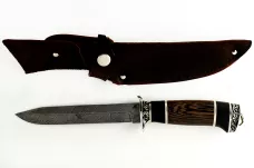 Нож НР-40-2 сталь дамаск венге