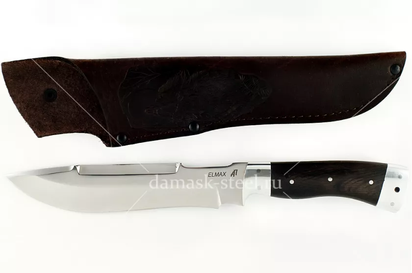 Нож Бизон-1 сталь Элмакс цельнометаллический (взрезка)