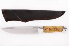 Нож Скорпион-1 сталь Элмакс карельская берёза целмет