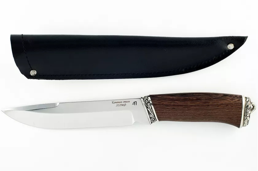 Нож Скорпион-6 кованая сталь х12мф венге